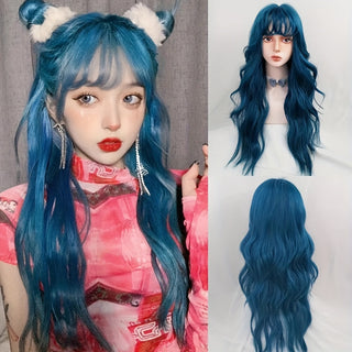  Chic Blue Waves: Stunning Heat-Resistant Wig cashymart