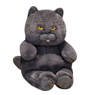  British Shorthair Blue Cat Plush Stuffed Toy cashymart