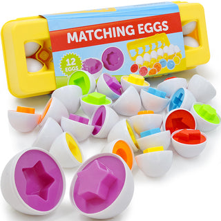  Egg Shape Matching Educational Toy for Kids cashymart