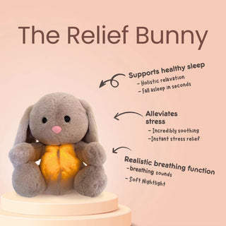  Calming Breathing Bunny Plush Toy cashymart