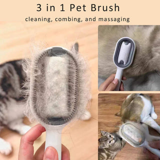  2-in-1 Cat Grooming and Cleaning Brush cashymart