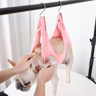  Soft Plush Pet Hammock for Grooming Assistance cashymart