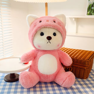  Cute Transforming Bear Plush Pillow Toy cashymart