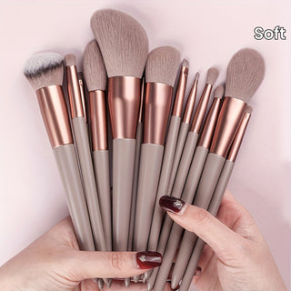  Fluffy Elegance Makeup Brush Set cashymart