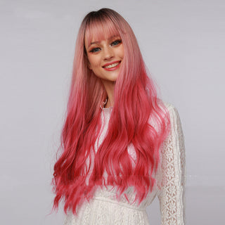  American Style Synthetic Long Curly Hair Wig cashymart