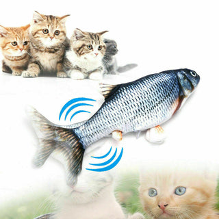  Interactive Electric Fish Cat Toy cashymart