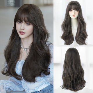  Chic Chocolate Long Curly Wig cashymart