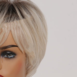  Blonde Ombre Wig with Bangs cashymart