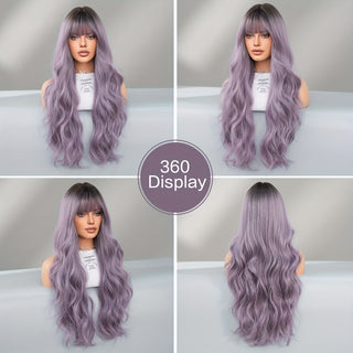  Ombre Purple Party Wig cashymart