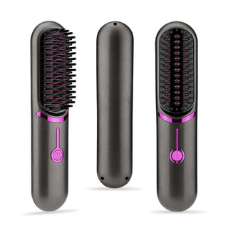  Wireless Hair Straightening Comb cashymart