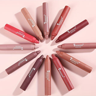  12 Vibrant Matte Shade Lips cashymart