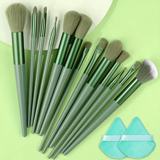  Fluffy Makeup Brush Set & Storage Bag cashymart