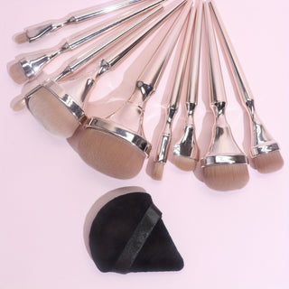  9-Piece Makeup Brush & Sponge Collection cashymart