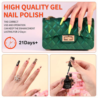  52-Piece Gel Nail Polish Set cashymart