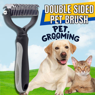  Double-Sided Pet Grooming Brush cashymart