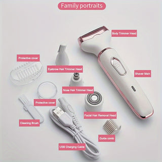  4-in-1 Rechargeable Hair Removal Kit cashymart