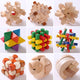 Educational Wood Lock Puzzle Set for Kids