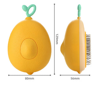  Lemon-Shaped Pet Grooming Comb cashymart