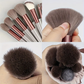  13-Piece Luxe Makeup Brush Collection cashymart