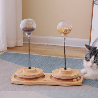  Interactive Cat Treat Dispenser Toy cashymart