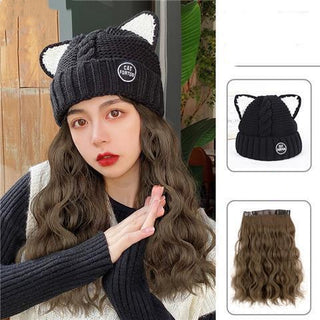  Women's Cute Hat Wig cashymart