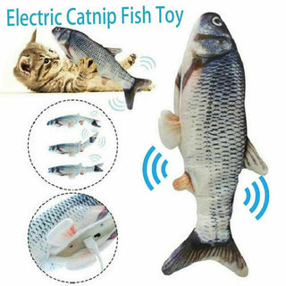  Interactive Electric Fish Cat Toy cashymart