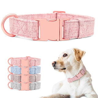  Engraved Adjustable Non-Woven Dog Collar cashymart