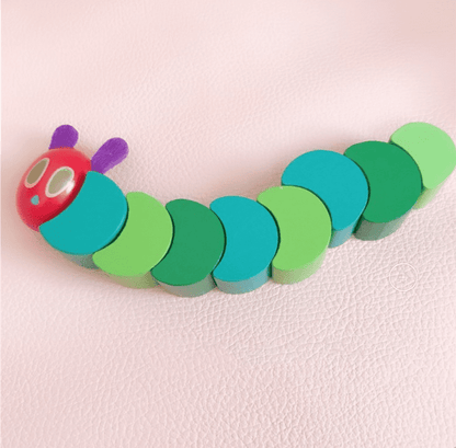  Wooden Hungry Caterpillar Educational Toy cashymart