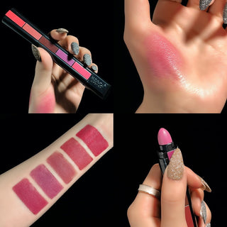  5-in-1 Velvet Matte Lipstick Set cashymart