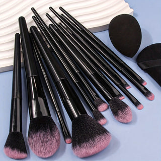  12-Piece Unscented Makeup Brush Set cashymart