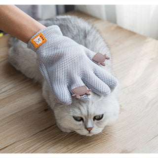  Cat Grooming Glove for Pet Hair Removal and Massage cashymart