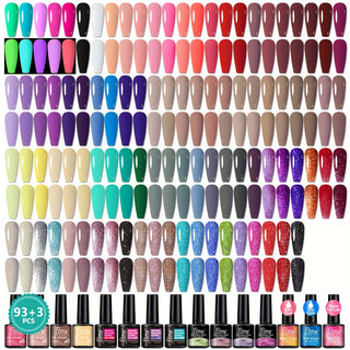  93-Color Gel Nail Polish Set cashymart