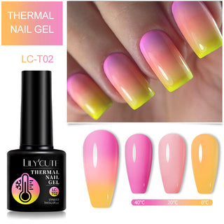  Winter Magic Color Changing Thermal Gel Nail Polish cashymart