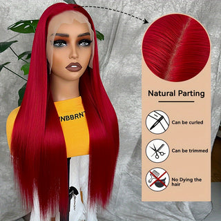  Luxe 28" Straight Synthetic Lace Front Wig cashymart