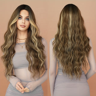  Dark Roots & Gray Highlights Hairpiece cashymart