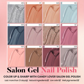  12-Color Gel Polish Set cashymart