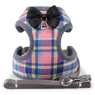  Checkered Small Dog Vest Harness cashymart