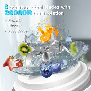  Portable Blender Juicer with 6 Blades cashymart