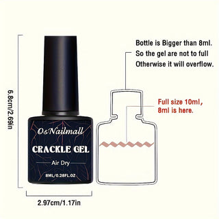  12-Color Crackle Gel Polish Set cashymart