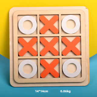  Wooden Tic tac toe Board Game cashymart