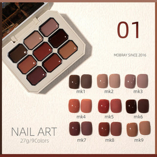  New Solid Nail Polish Set Jiugongge cashymart