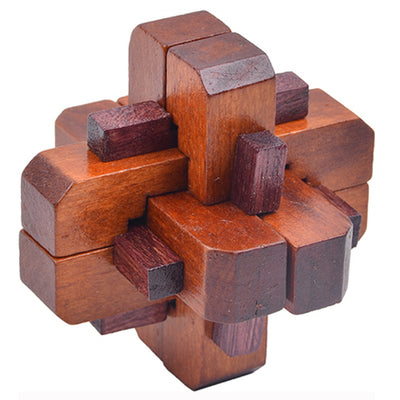  Wooden Puzzle Educational Toy - Luban Lock cashymart