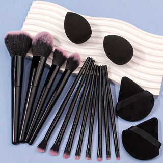  12-Piece Unscented Makeup Brush Set cashymart