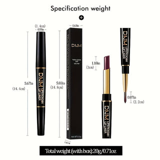  DNM 2-in-1 Waterproof Matte Lip Pencil cashymart