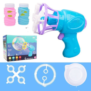  Automatic Children's Electric Fan Bubble Gun cashymart