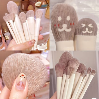  10-Piece Soft Makeup Brush Set cashymart