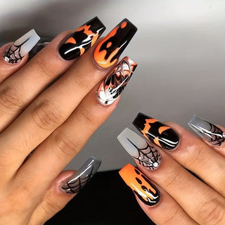  Spooky Chic Halloween Press-On Nails cashymart