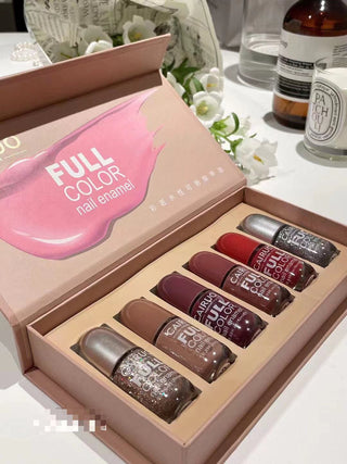  Macaron Color Set Water-based Nail Polish Set cashymart