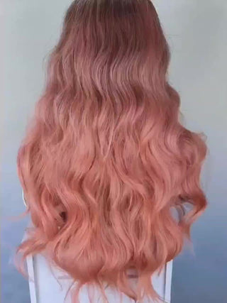  Cute Ombre Pink Curly Wig cashymart