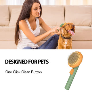  Pumpkin Design Needle Comb for Dog and Cat Grooming cashymart